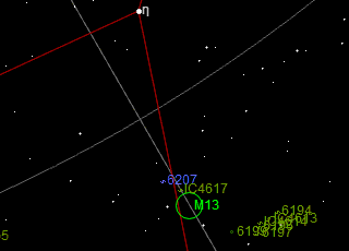 Как найти Шаровое скопление М13
