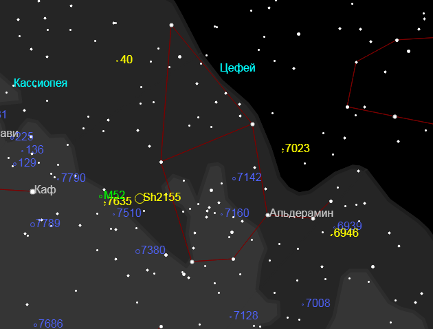 Что интересного в созвездии Цефей